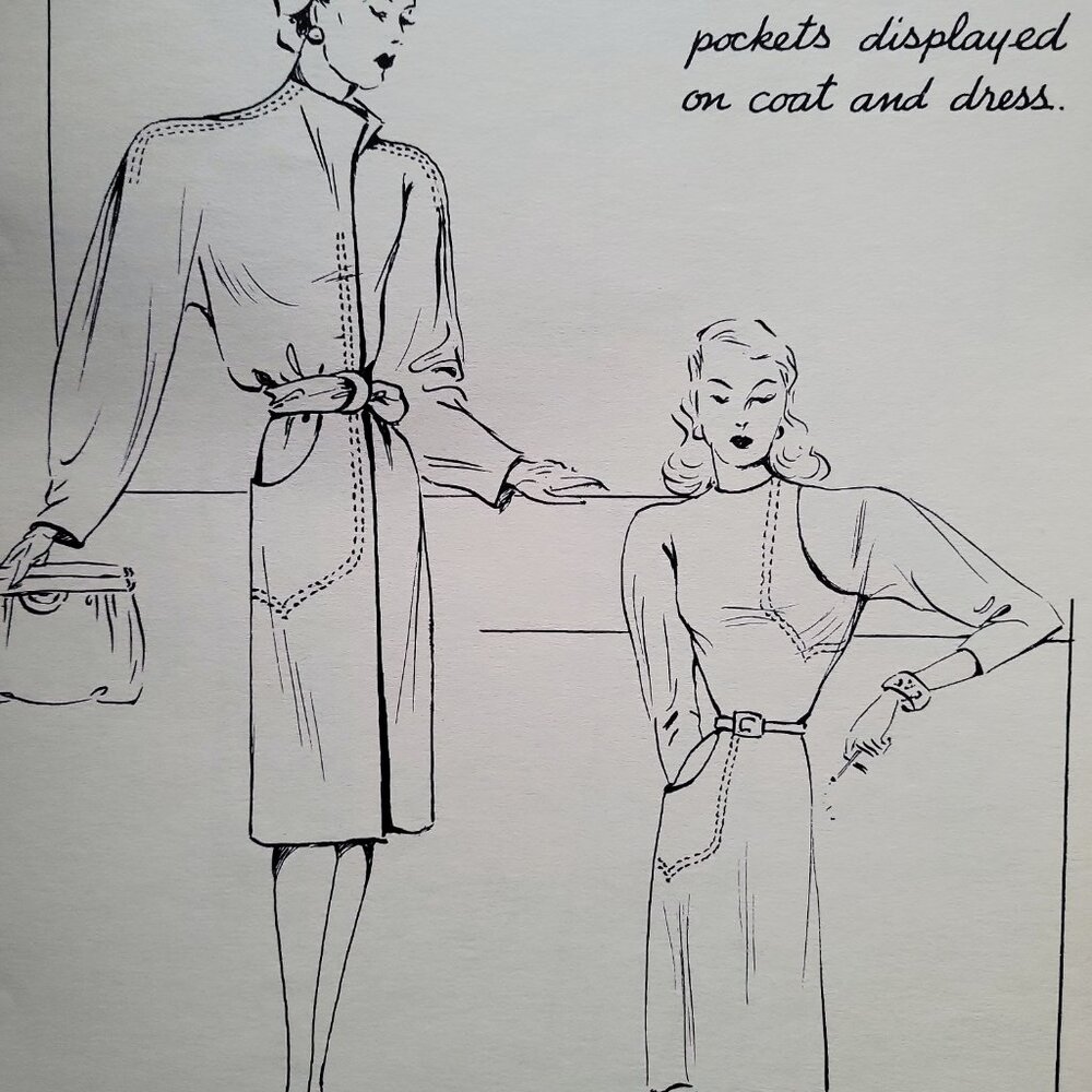 ๐Vintage 1946 Spring Illustrated Fashion Booklet The Originator Vol IV - Picture 5 of 8